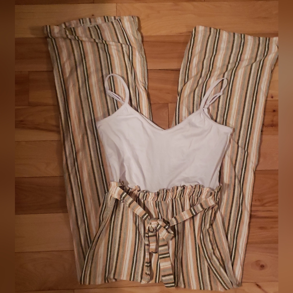 Ultra Flirt jumpsuit, striped - Picture 2 of 5